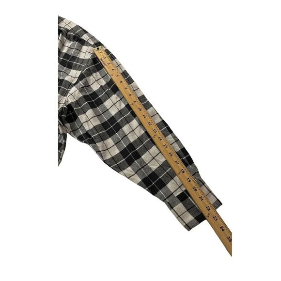 Levi’s Silver Tab Oversized Plaid Flannel Shirt Womens's Size X Large New - Picture 5 of 12